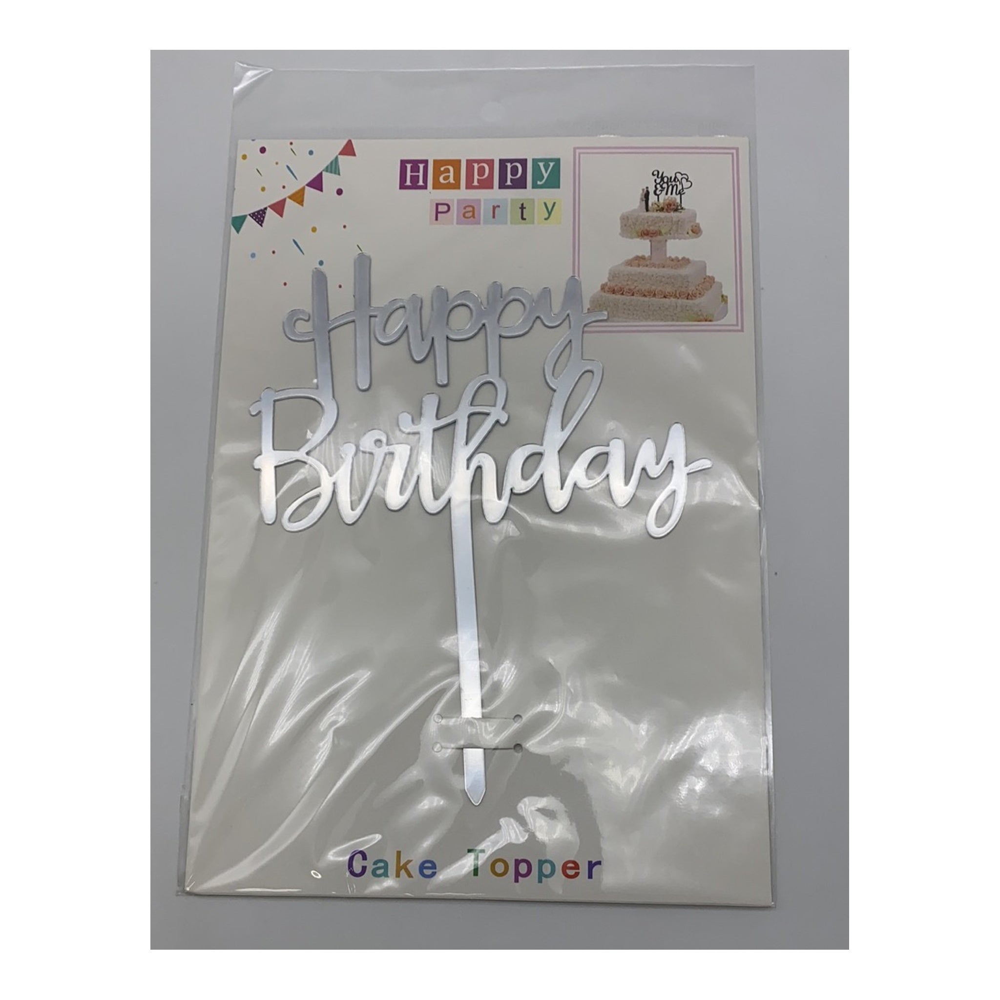 Happy Birthday Topper Slv Inner 12Pcs